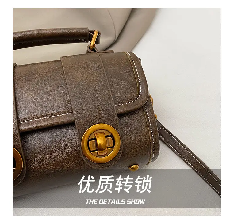 Black Leather Shoulder Crossbody Bag for Women Spring Summer 2026 — feature 6