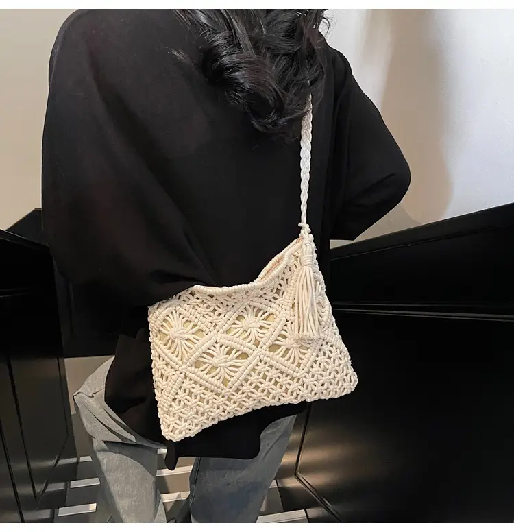 Black Woven Crossbody Tote Bag for Women 2025 — feature 16