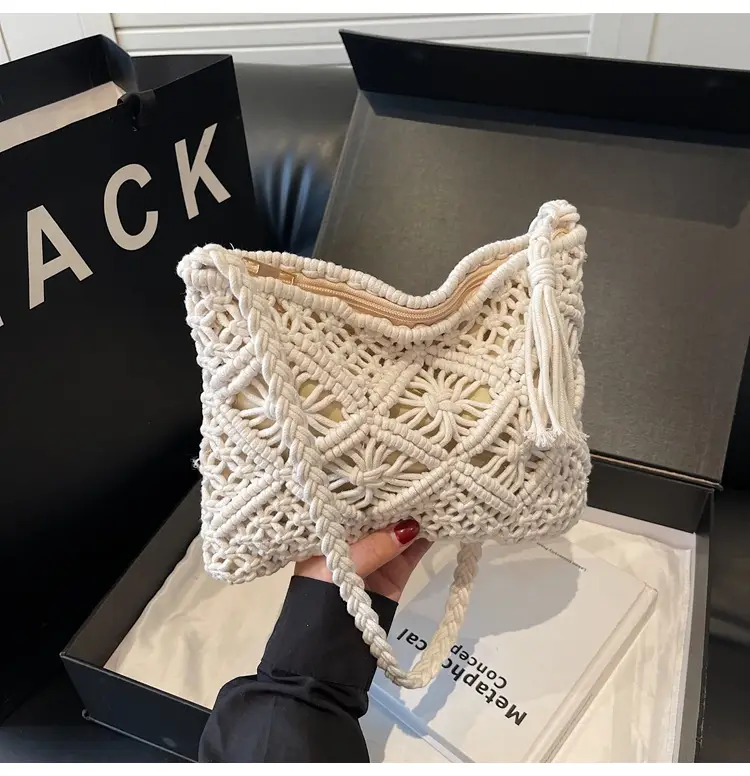 Black Woven Crossbody Tote Bag for Women 2025 — feature 28