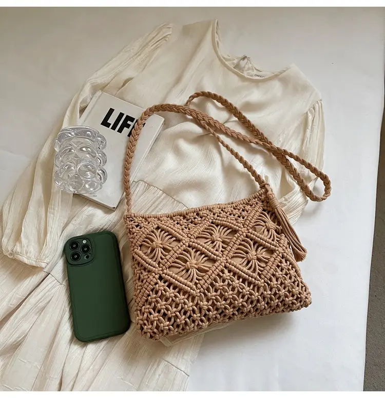 Black Woven Crossbody Tote Bag for Women 2025 — feature 41