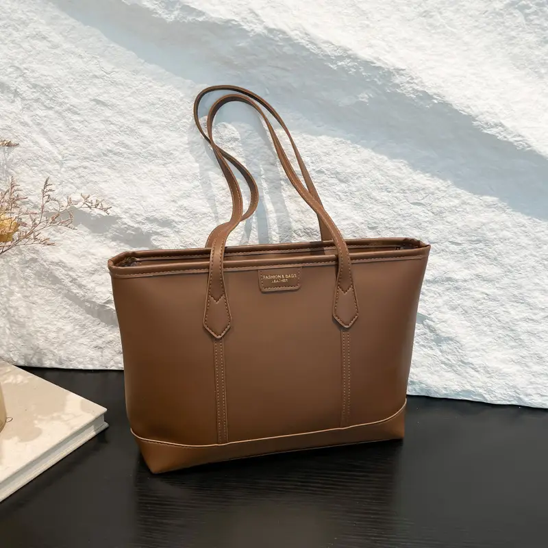 2025 Retro Korean Style Women's Leather Tote Bags - Image 3