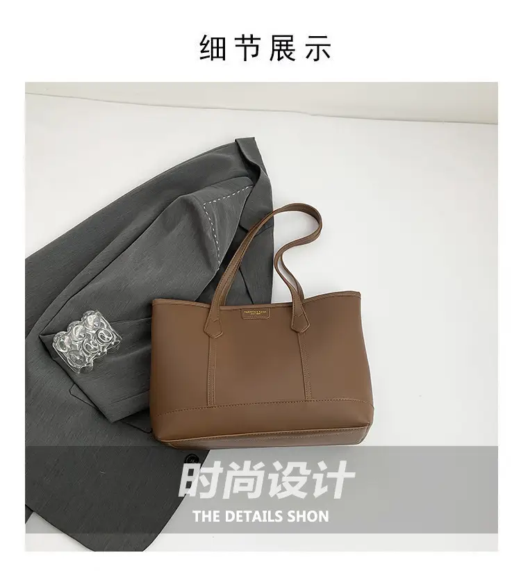 2025 Retro Korean Style Women's Leather Tote Bags — feature 3