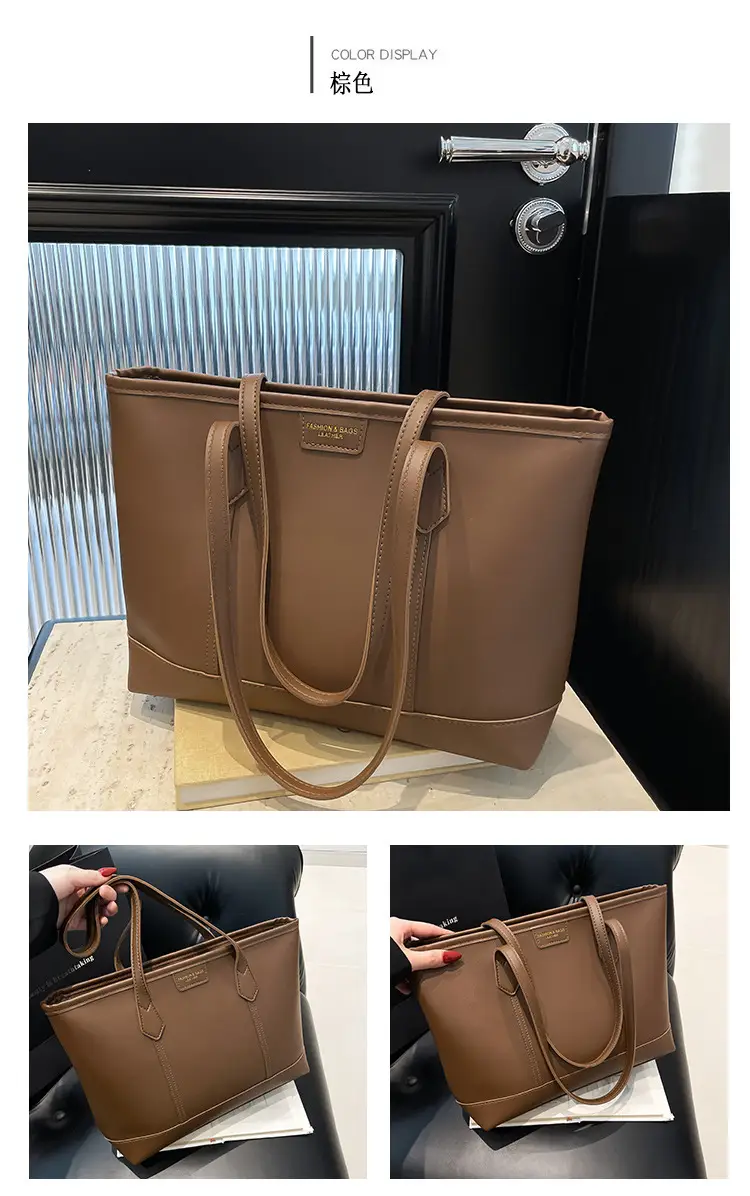 2025 Retro Korean Style Women's Leather Tote Bags — feature 39