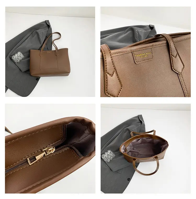 2025 Retro Korean Style Women's Leather Tote Bags — feature 9