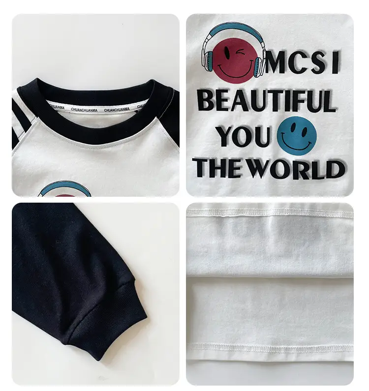 Kids Korean Raglan Sleeve T-Shirt Boy 2025 Spring — feature 5
