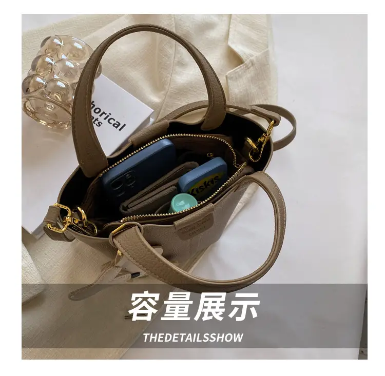 Women's Beige Crossbody Bag with Rabbit Charm 2026 — feature 10