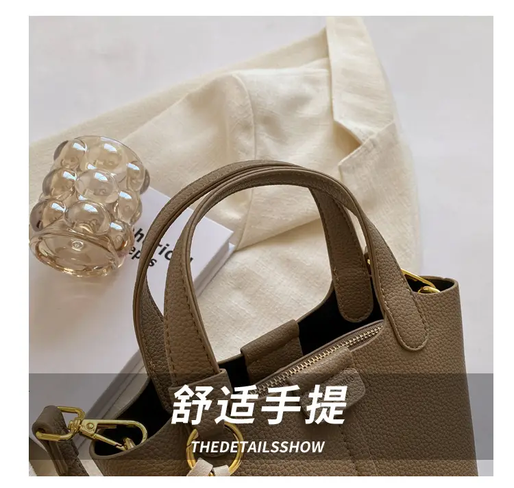 Women's Beige Crossbody Bag with Rabbit Charm 2026 — feature 7