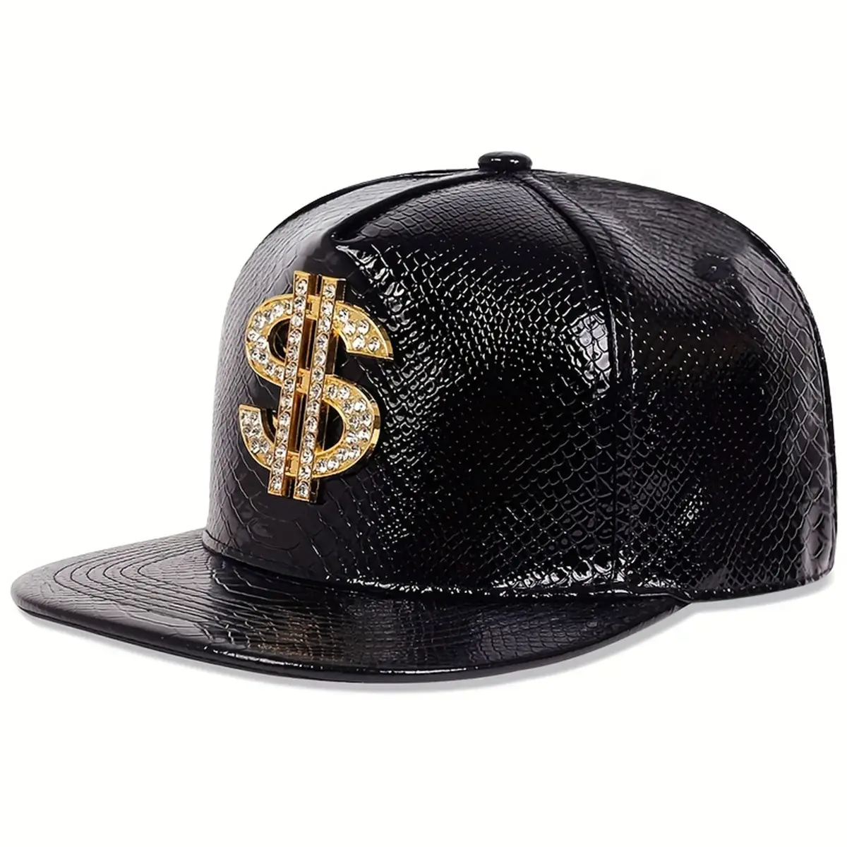 Gold Croc Embroidered Baseball Cap for Men Women - Image 2