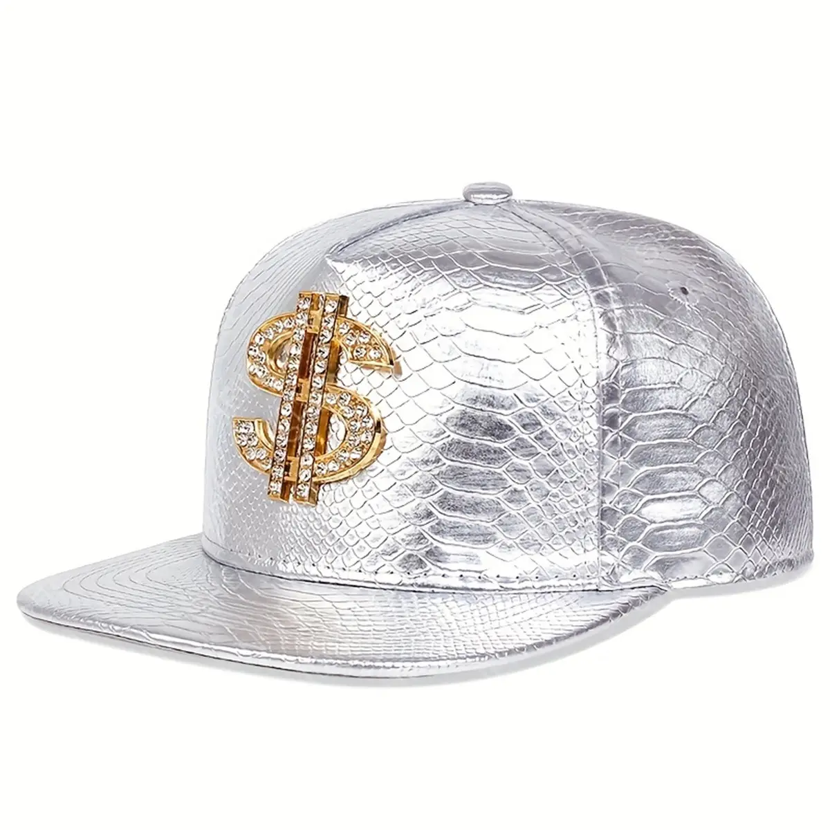 Gold Croc Embroidered Baseball Cap for Men Women - Image 3