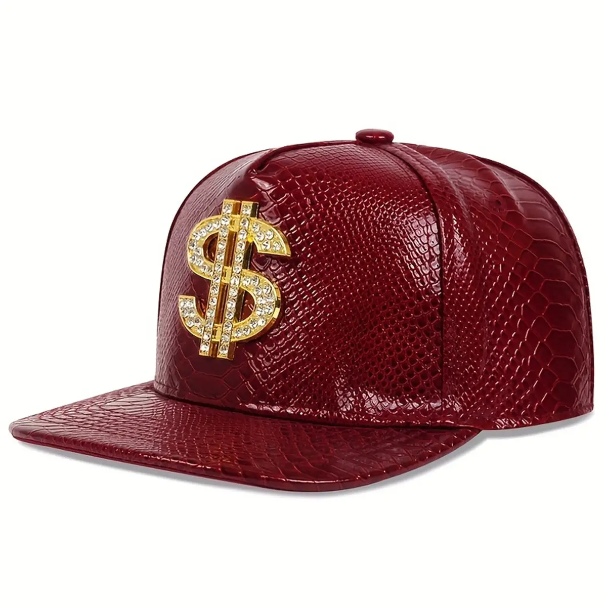 Gold Croc Embroidered Baseball Cap for Men Women - Image 4