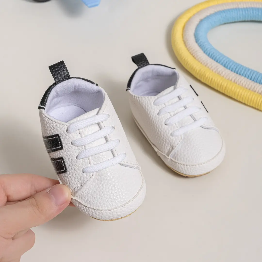 Amazon's Best-Selling White Baby Casual Shoes, Baby Boy Pre-Walking Shoes, Soft-Soled Walking Shoes, Baby Shoes - Image 4