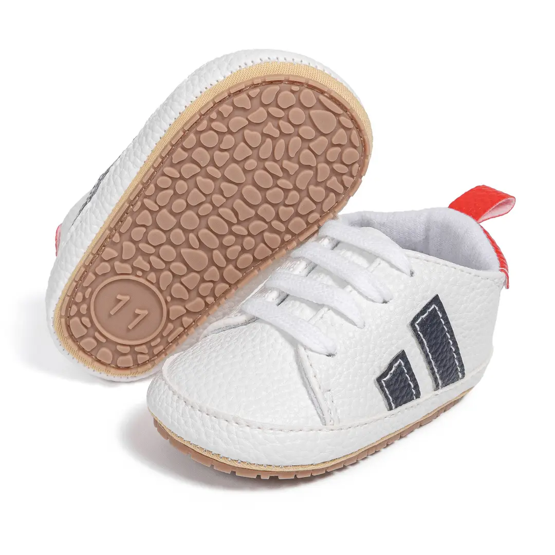 Amazon's Best-Selling White Baby Casual Shoes, Baby Boy Pre-Walking Shoes, Soft-Soled Walking Shoes, Baby Shoes — feature 18