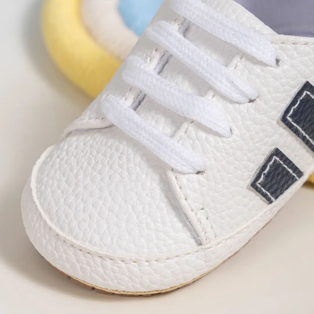 Amazon's Best-Selling White Baby Casual Shoes, Baby Boy Pre-Walking Shoes, Soft-Soled Walking Shoes, Baby Shoes — feature 7