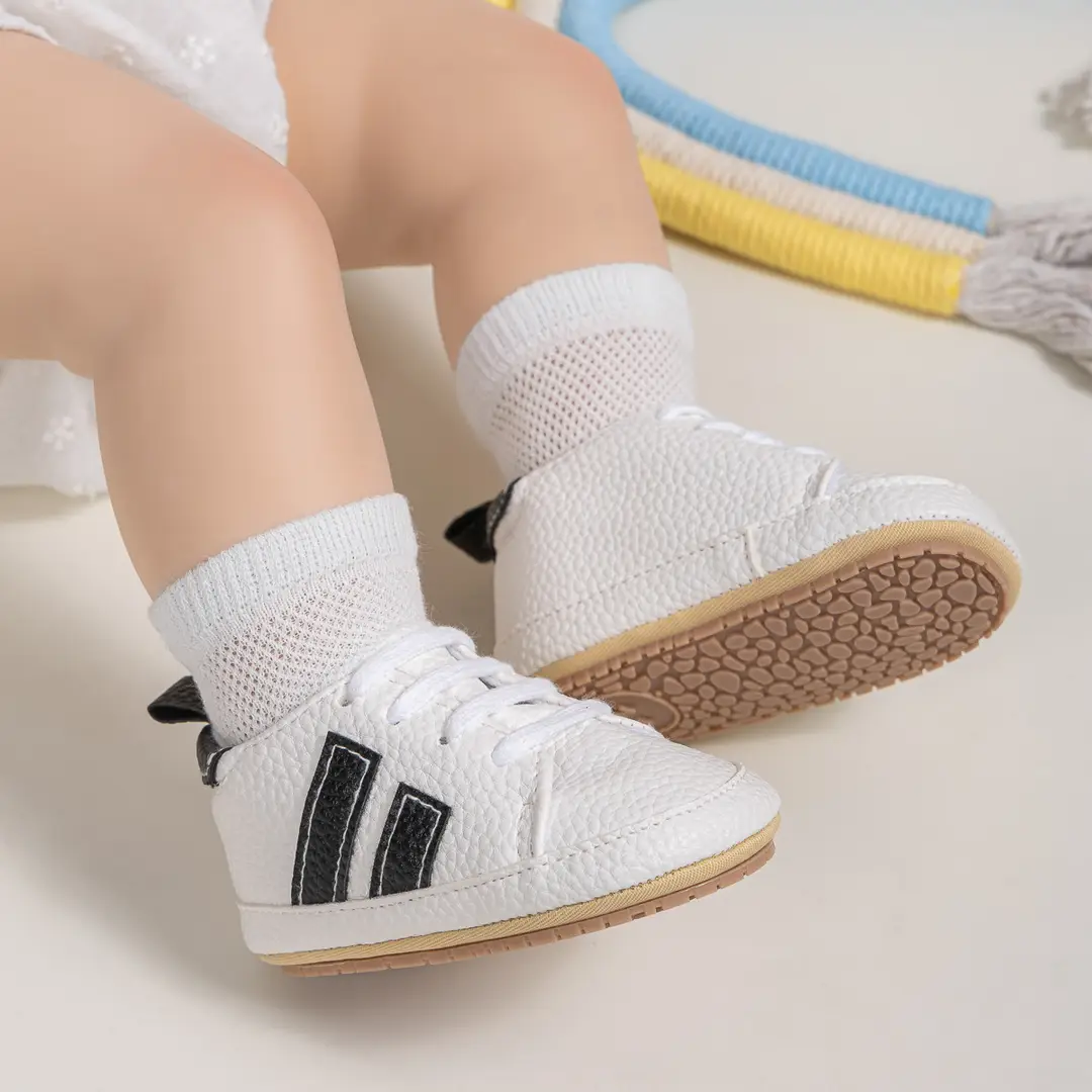 Amazon's Best-Selling White Baby Casual Shoes, Baby Boy Pre-Walking Shoes, Soft-Soled Walking Shoes, Baby Shoes — feature 8