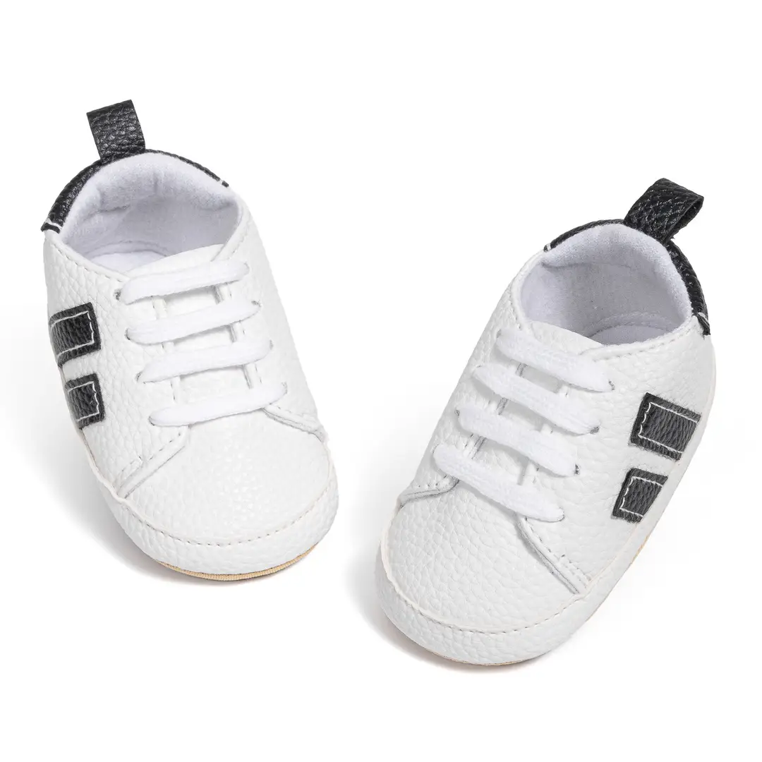 Amazon's Best-Selling White Baby Casual Shoes, Baby Boy Pre-Walking Shoes, Soft-Soled Walking Shoes, Baby Shoes - Image 2