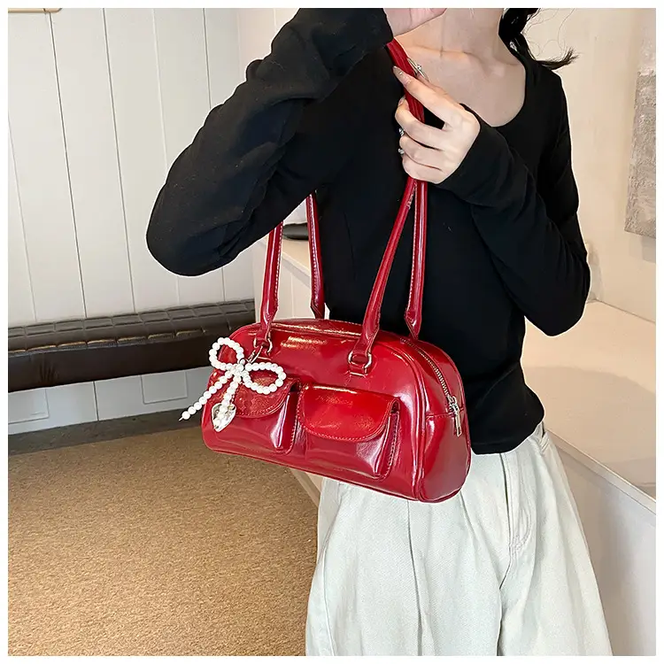 White Cross-Border Armpit Bag for Women — feature 11