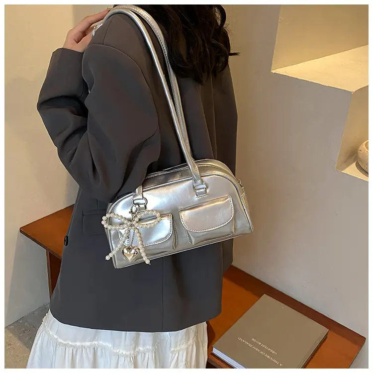 White Cross-Border Armpit Bag for Women — feature 21
