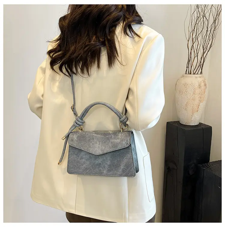 Vintage Frosted Women's Shoulder Crossbody Bag Brown 2025 — feature 27