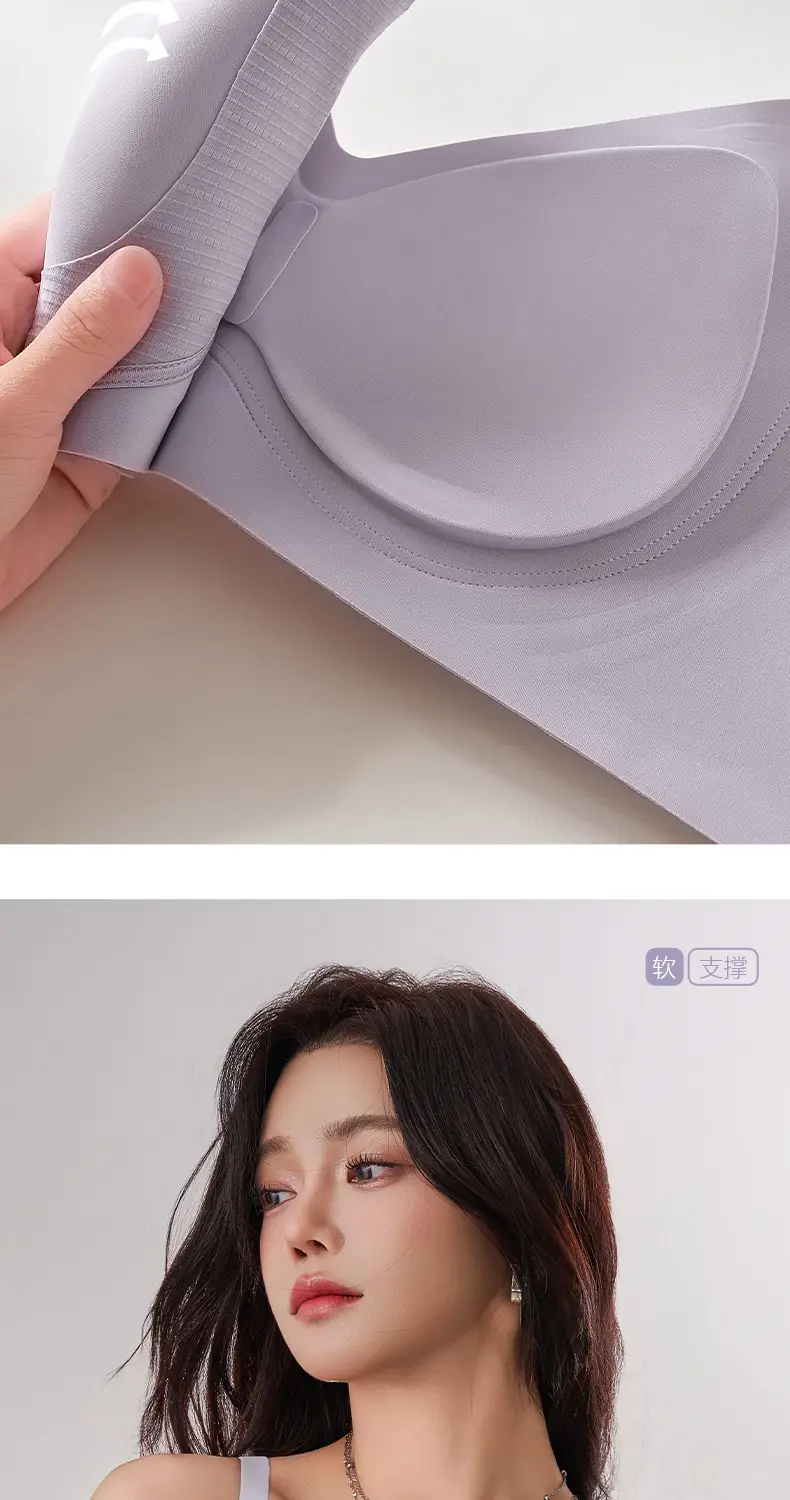 Traceless 3D Cloud Bra Women Small Chest Gather — feature 12