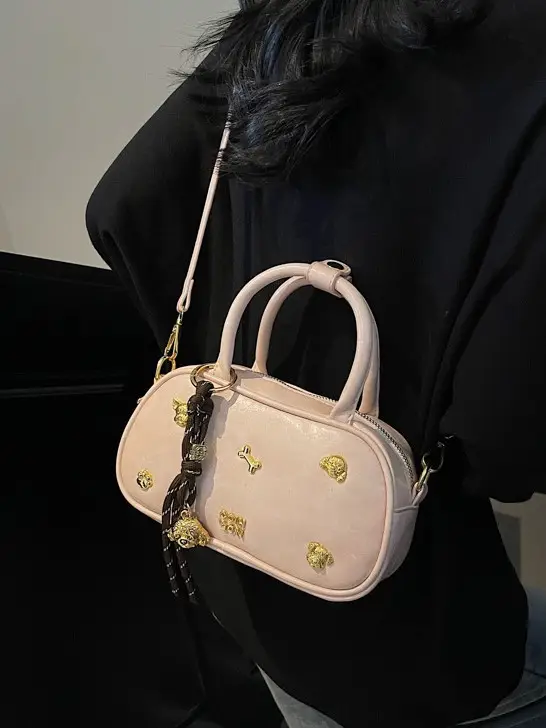Women's Pink Shoulder Crossbody Bag Spring Summer 2025 - Image 9
