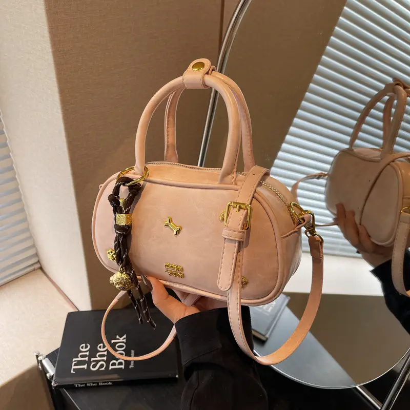 Women's Pink Shoulder Crossbody Bag Spring Summer 2025 - Image 3