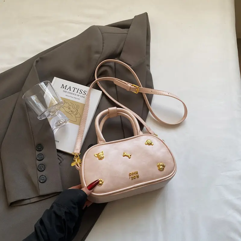 Women's Pink Shoulder Crossbody Bag Spring Summer 2025 - Image 7