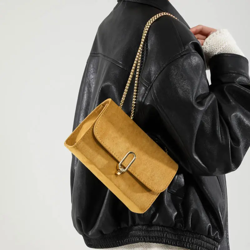 Korean Style Frosted Women's Chain Crossbody Bag - Image 7