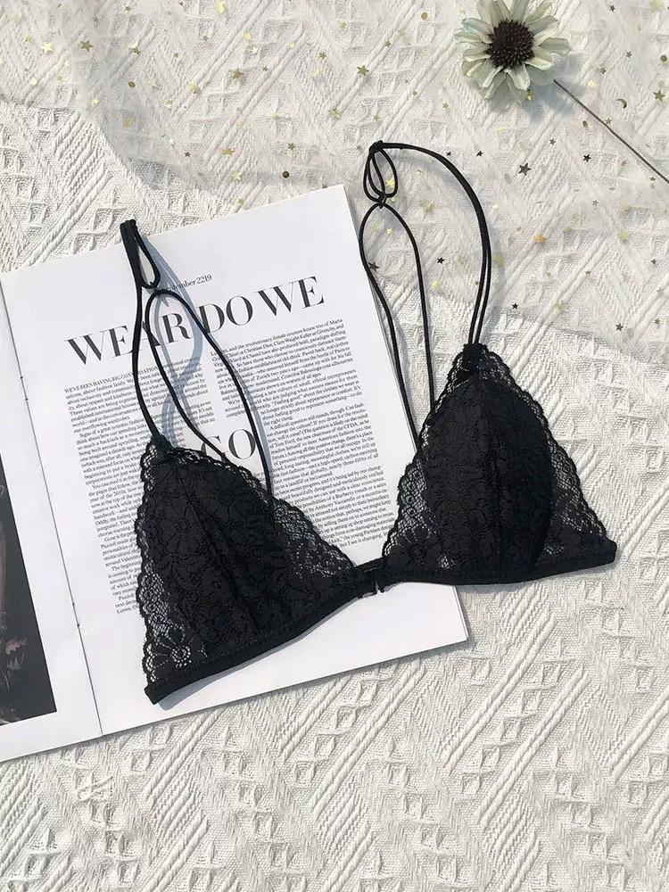 French Style No Steel Ring Small Cup Underwear Women — feature 14
