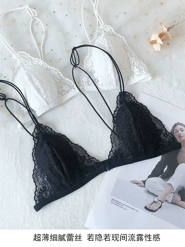 French Style No Steel Ring Small Cup Underwear Women — feature 5
