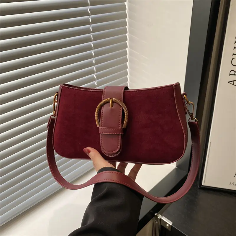 Women's Tan Shoulder Crossbody Bag with Long Strap - Image 7