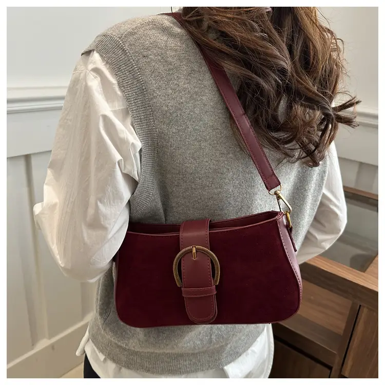 Women's Tan Shoulder Crossbody Bag with Long Strap — feature 15