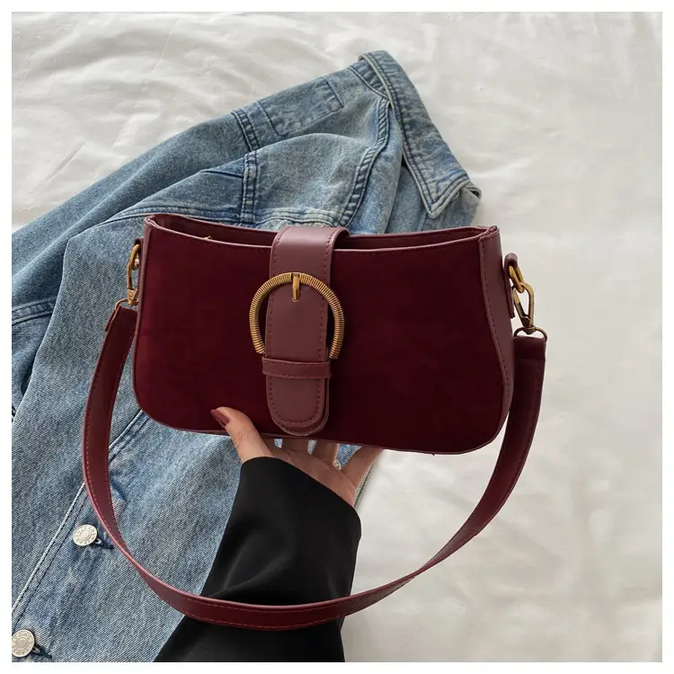 Women's Tan Shoulder Crossbody Bag with Long Strap — feature 20