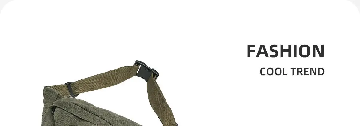 Men's Canvas Crossbody Bag Tan Large Capacity — feature 3