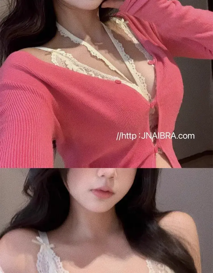 Lace Hanging Neck Sling Women's Inner Bra — feature 21