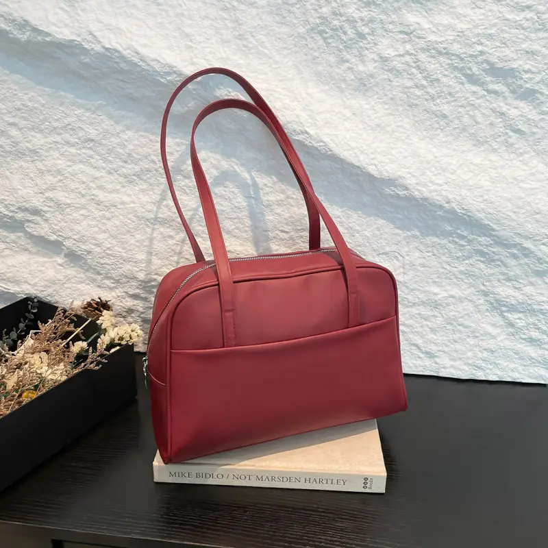 Black Korean Style Large Capacity Shoulder Bag Women Spring 2025 - Image 6