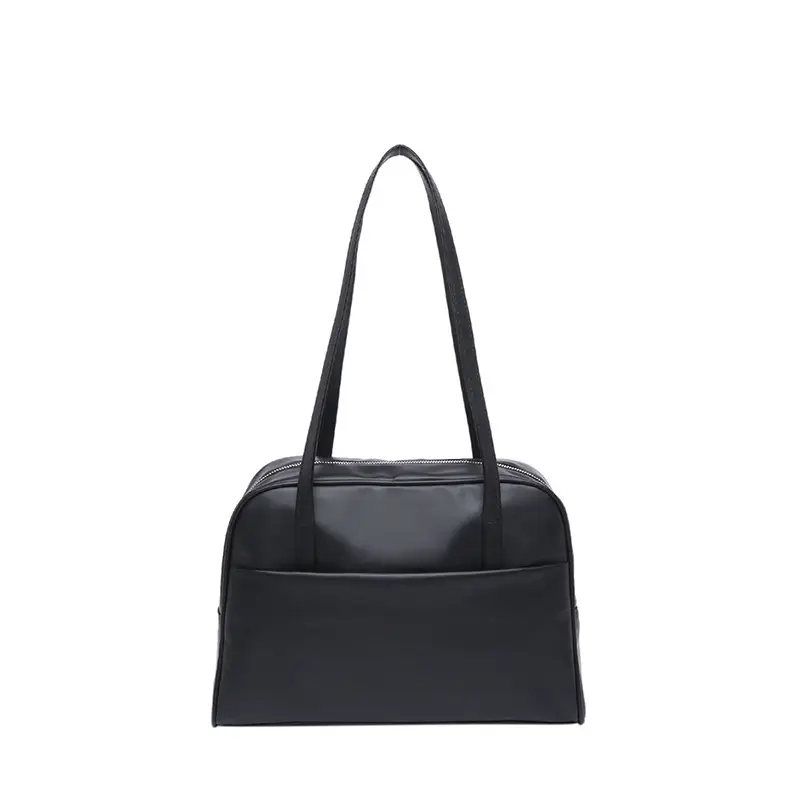 Black Korean Style Large Capacity Shoulder Bag Women Spring 2025 - Image 9