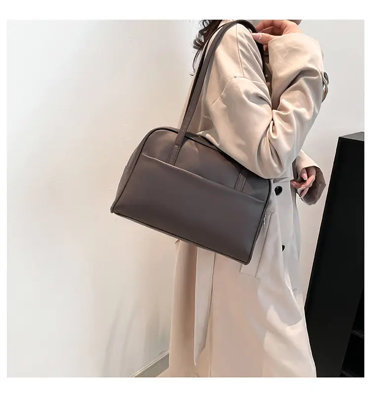 Black Korean Style Large Capacity Shoulder Bag Women Spring 2025 — feature 11