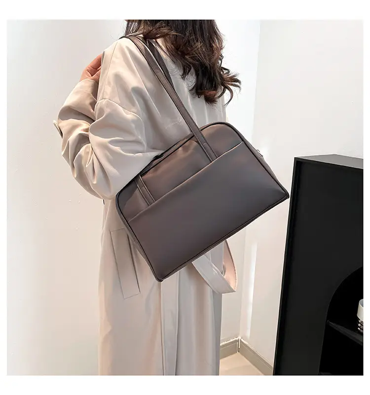 Black Korean Style Large Capacity Shoulder Bag Women Spring 2025 — feature 13