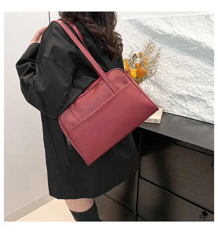 Black Korean Style Large Capacity Shoulder Bag Women Spring 2025 — feature 19