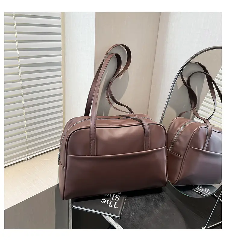 Black Korean Style Large Capacity Shoulder Bag Women Spring 2025 — feature 22