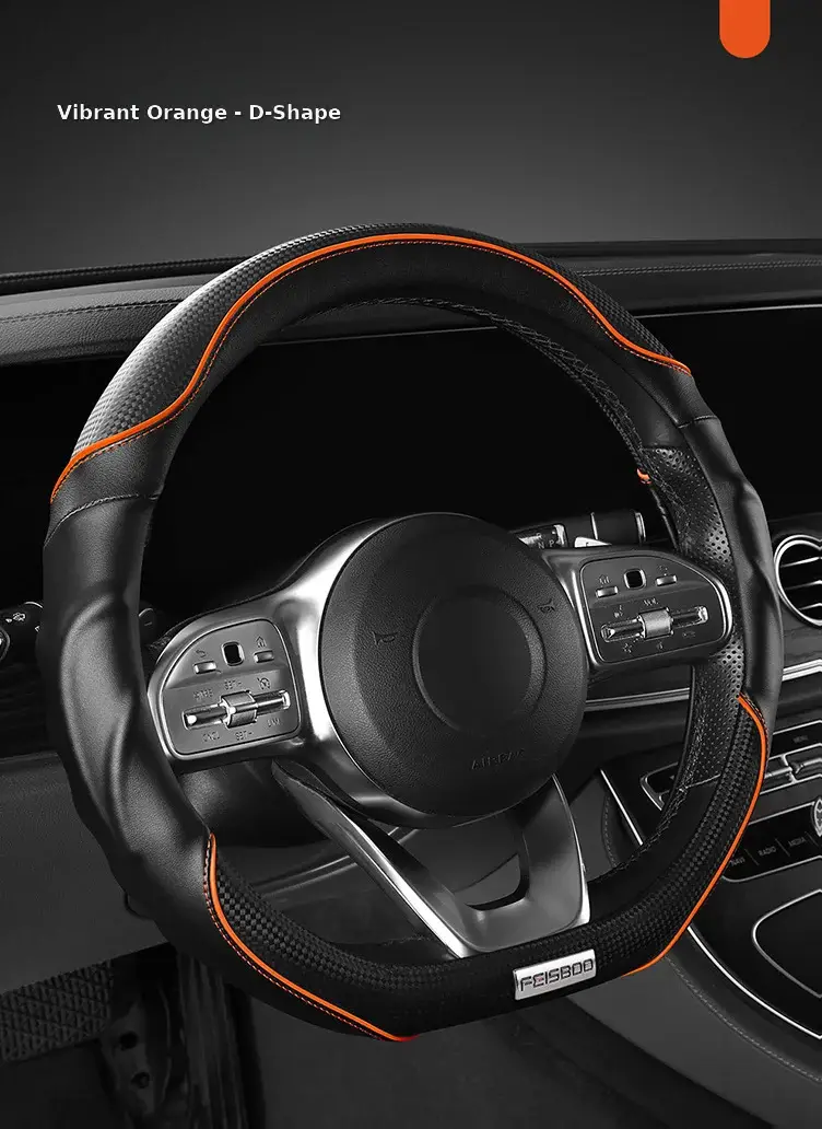 2025 3D Cheetah Car Steering Wheel Cover Oć 38CM â feature 31