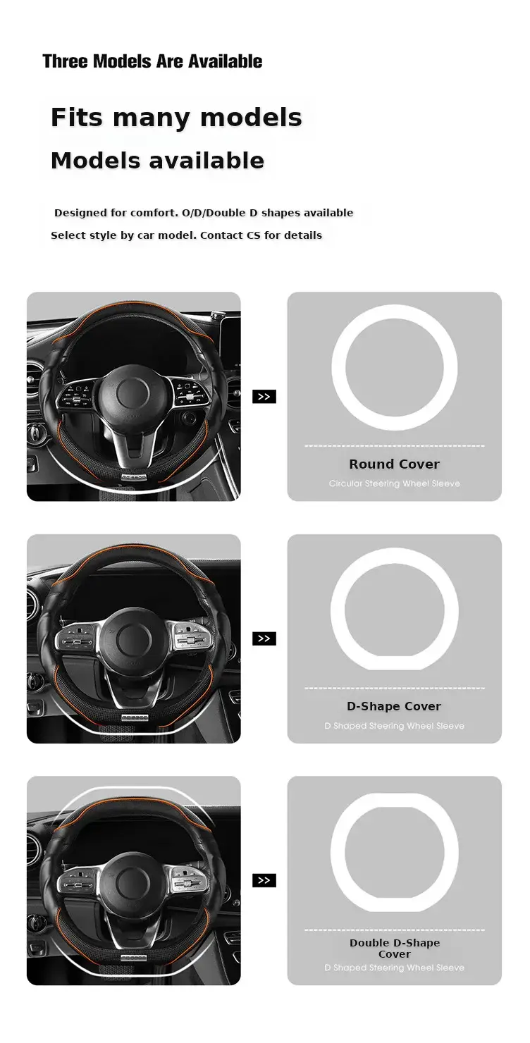 2025 3D Cheetah Car Steering Wheel Cover Oć 38CM â feature 6
