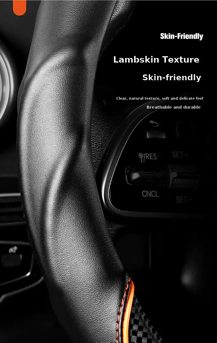 2025 3D Cheetah Car Steering Wheel Cover Oć 38CM â feature 9