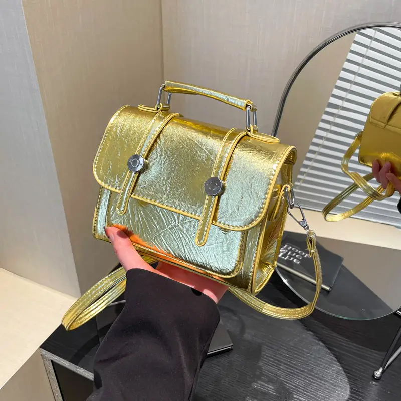 2025 Spring New Korean Handbag Colorful Small Square Bag