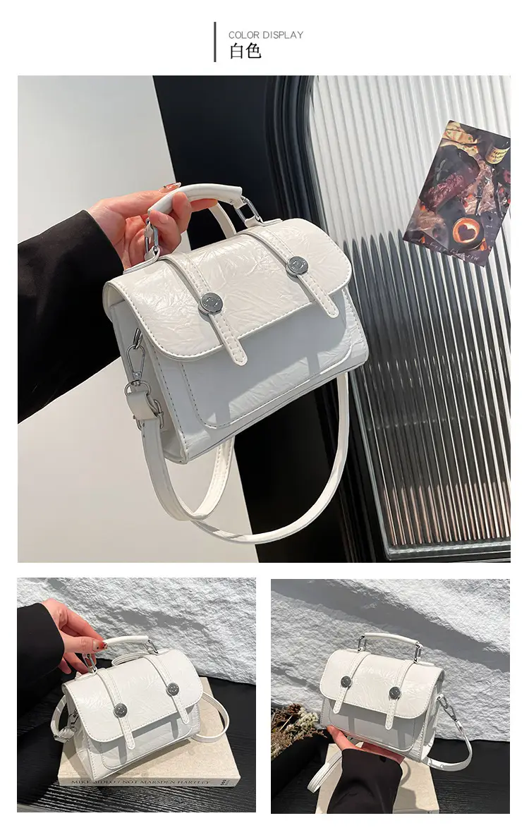 2025 Spring New Korean Handbag Colorful Small Square Bag — feature 17