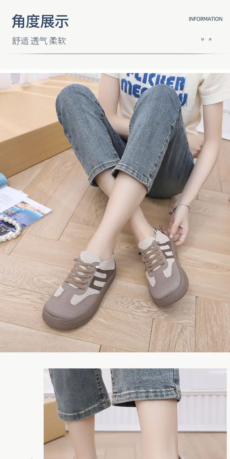 Women's Shoes, Spring New Style, Dropshipping, Versatile, Wear-Resistant, Casual, Breathable Shoes, Slip-On Shoes for Women — feature 18