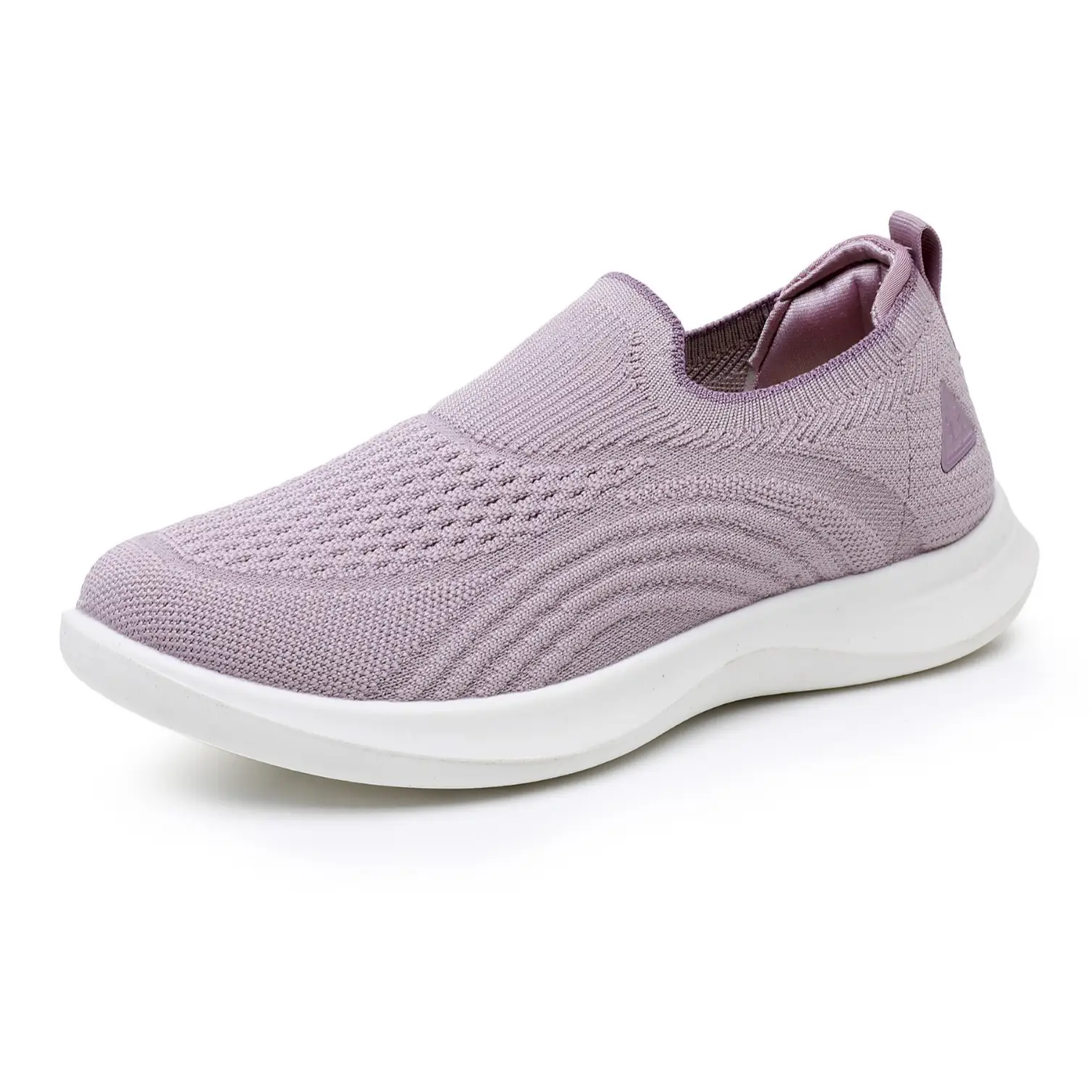 Women's Purple Mesh Slip-On Casual Shoes with Shock Absorption Sole - Image 8