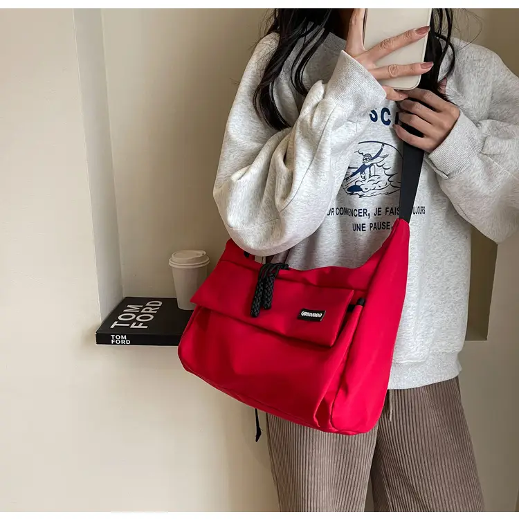 Red Crossbody Bag for Girls Student Large Capacity — feature 25