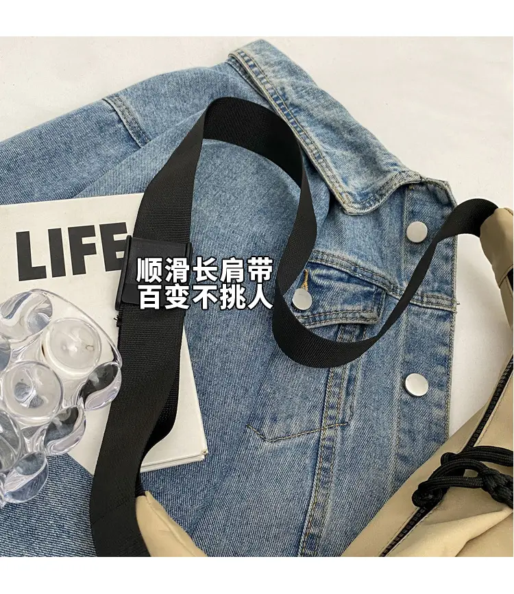 Red Crossbody Bag for Girls Student Large Capacity — feature 4