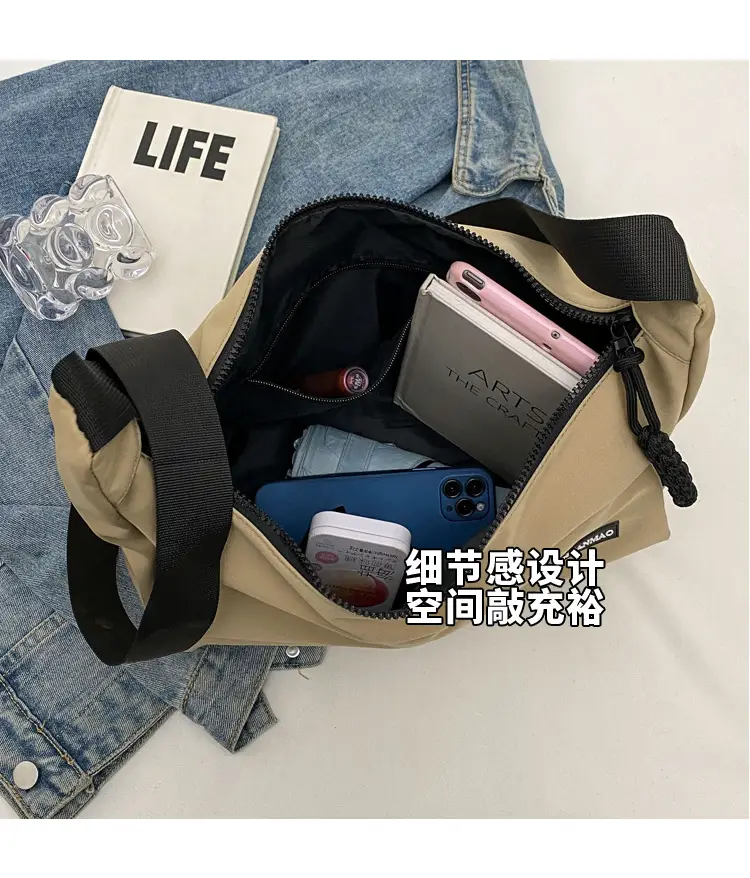 Red Crossbody Bag for Girls Student Large Capacity — feature 7